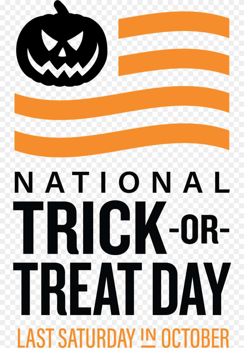 National Trick Or Treat Day Logo, Advertisement, Poster, Text Free Png