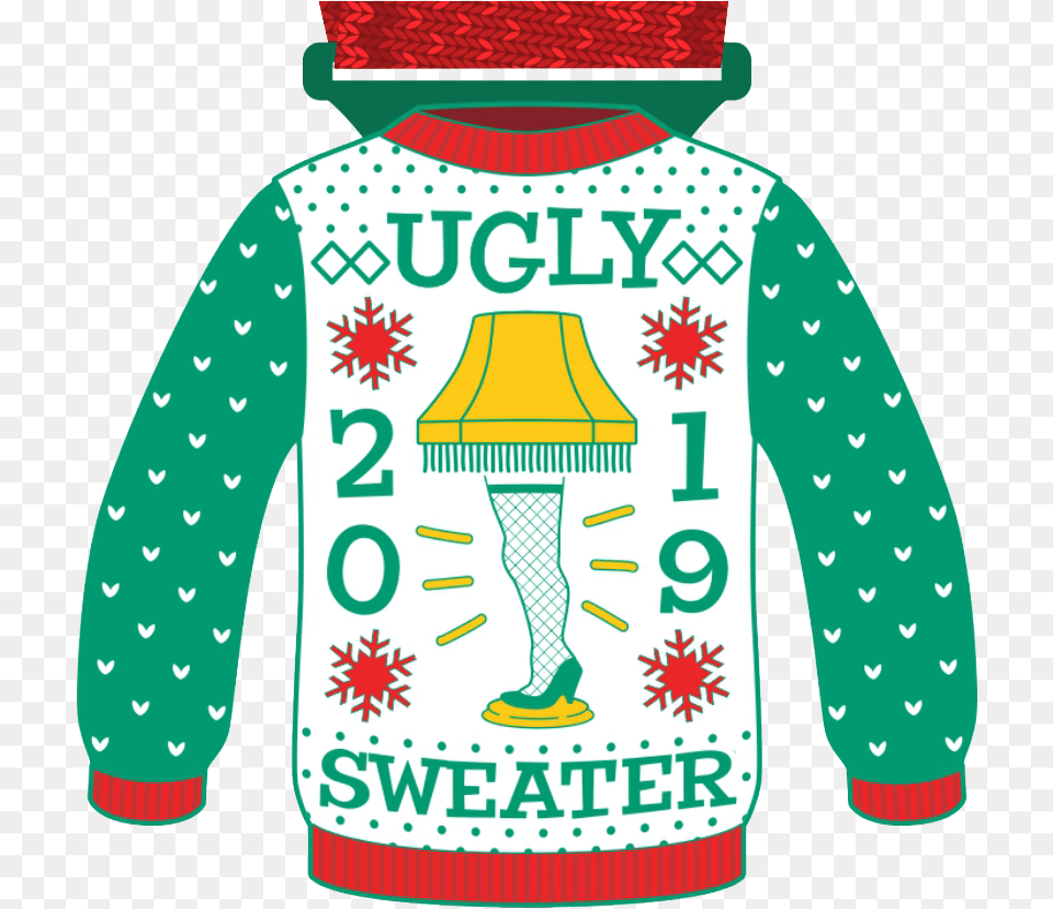 National Ugly Sweater Day 2019, Clothing, Knitwear, Sweatshirt, Applique Png
