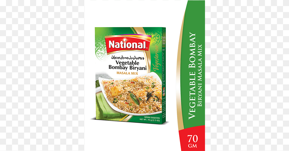 National Vegetable Bombay Biryani National Biryani Masala Range, Food, Noodle, Lunch, Meal Png
