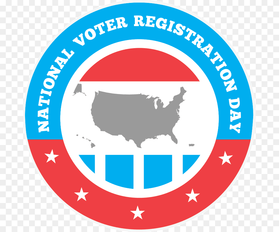 National Voter Registration Day, Logo, Symbol, Emblem, Badge Png Image