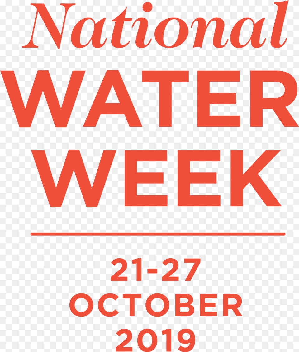 National Water Week 2019, Advertisement, Poster, Book, Publication Free Png Download