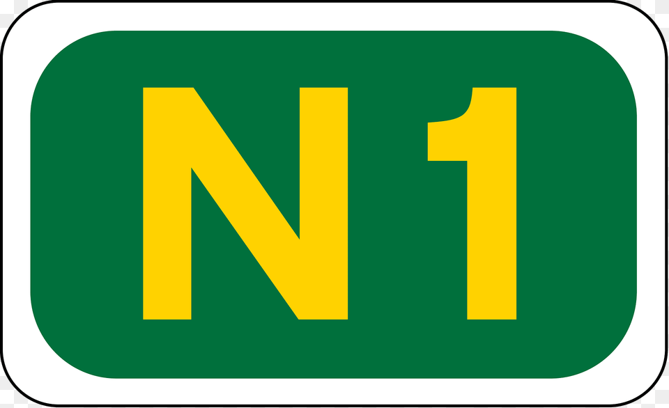 Nationalhighwayshields Sign In Ireland Clipart, Logo, First Aid, Symbol Free Png Download