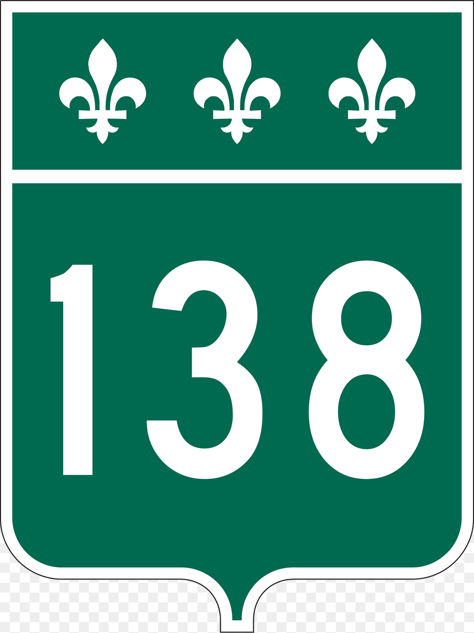 Nationalhighwayshields Sign In Quebec Clipart, Number, Symbol, Text, First Aid Free Transparent Png