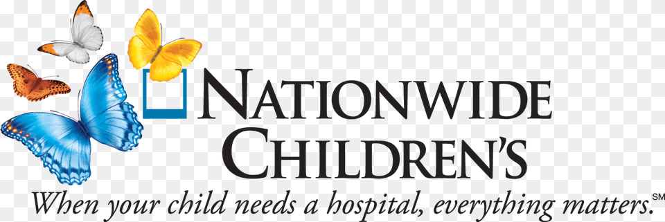 Nationwide Logo Nationwide Children39s Hospital Columbus Ohio, Animal, Butterfly, Insect, Invertebrate Free Png