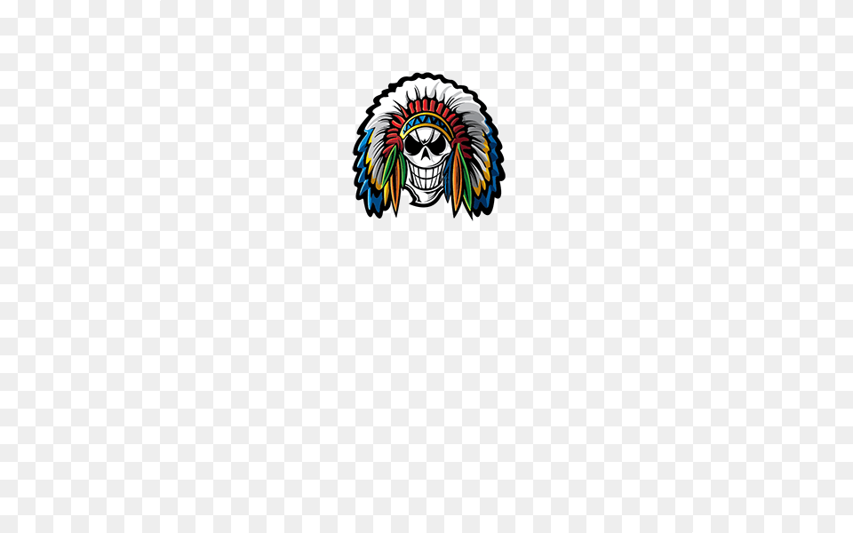 Native American Chief Feather Skull Illustration, Emblem, Symbol, Logo, Face Free Transparent Png