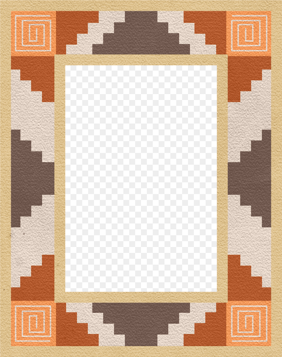Native American Clipart Border Bell Pixel Art Minecraft, Home Decor, Rug Free Transparent Png