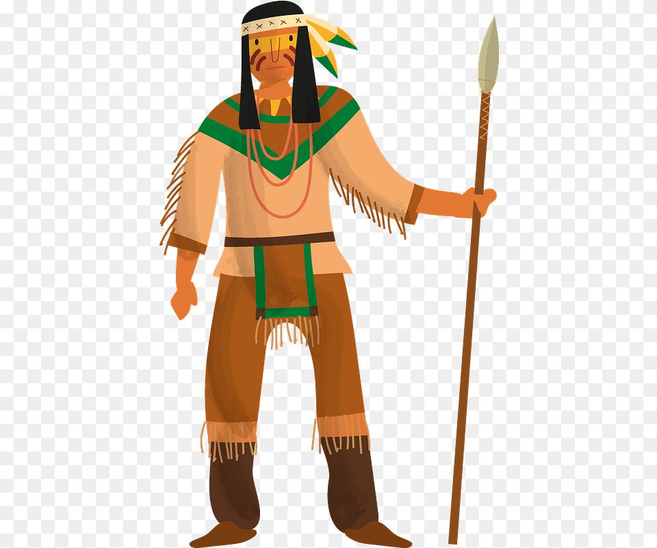 Native American Clipart Download Clipart Native American Bow And Arrow, Clothing, Costume, Person, Adult Free Transparent Png