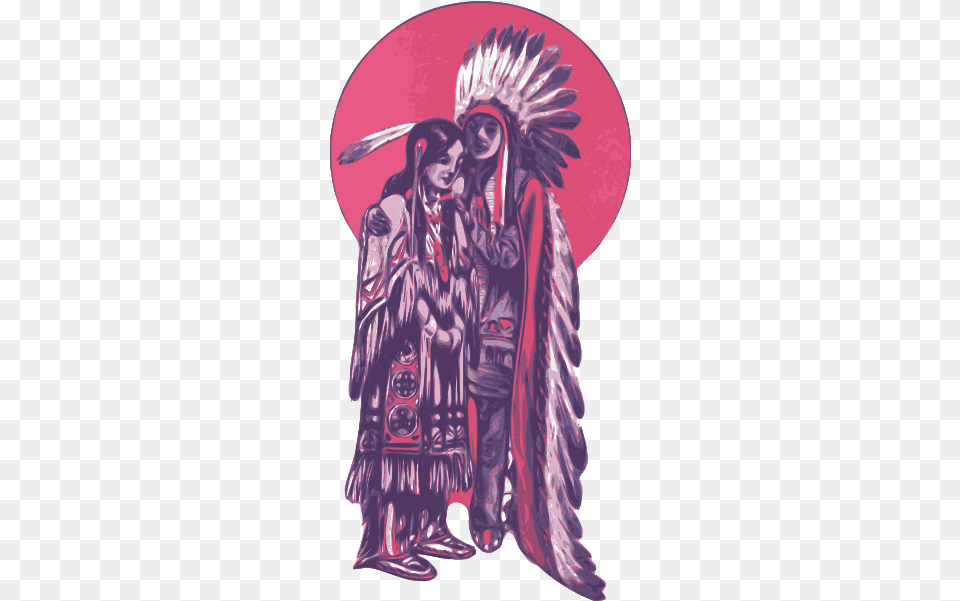 Native American Couple Vector Native American Couple, Adult, Person, Female, Woman Free Png