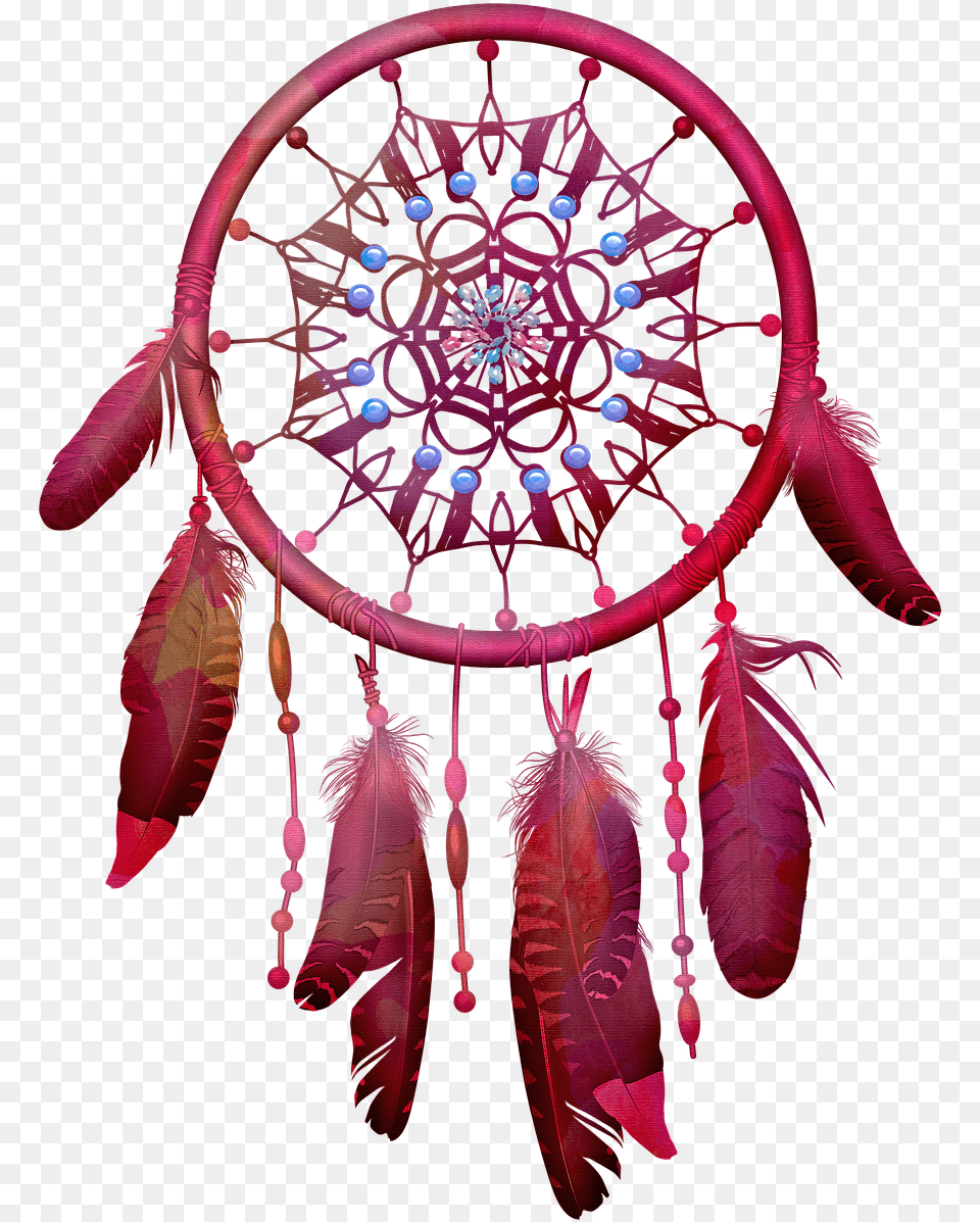 Native American Dream Catcher, Purple, Accessories, Pattern, Chandelier Free Png Download