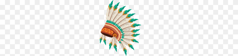 Native American Indian Chief Feather Headdress, Pattern, Art, Graphics Free Png Download