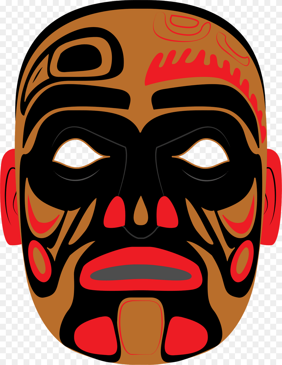Native American Mask Clipart, Person, Face, Head Png Image