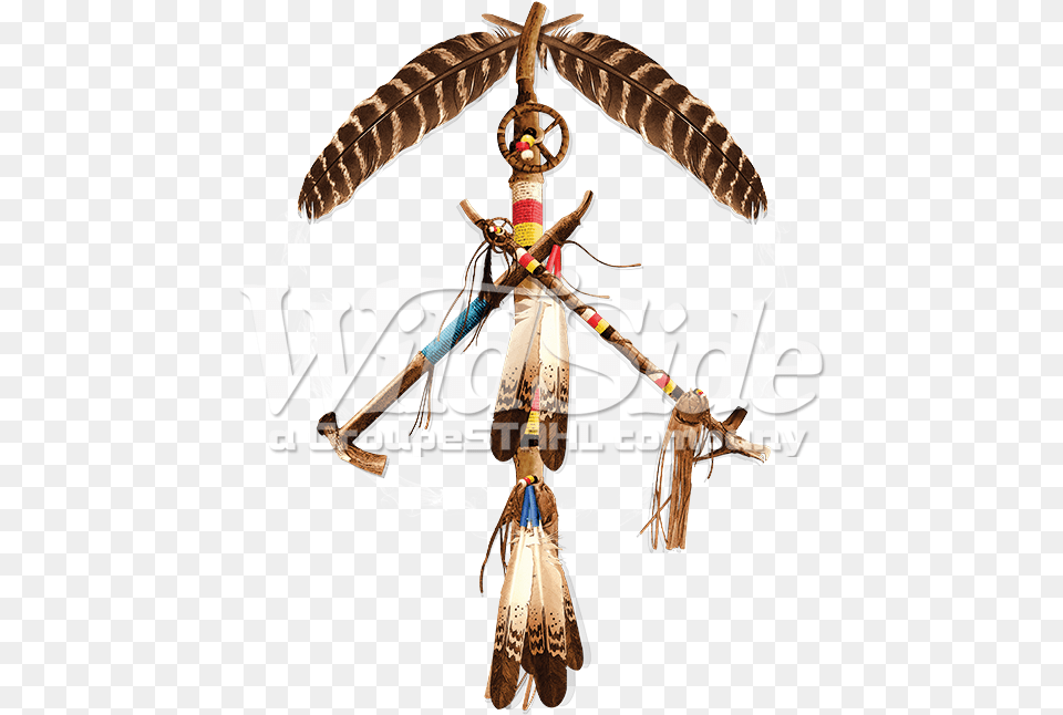 Native American Peace Pipes 6 Pieces Natural Barred Wild Turkey Rounds Wing Quill, Weapon, Bow, Animal, Invertebrate Free Png Download