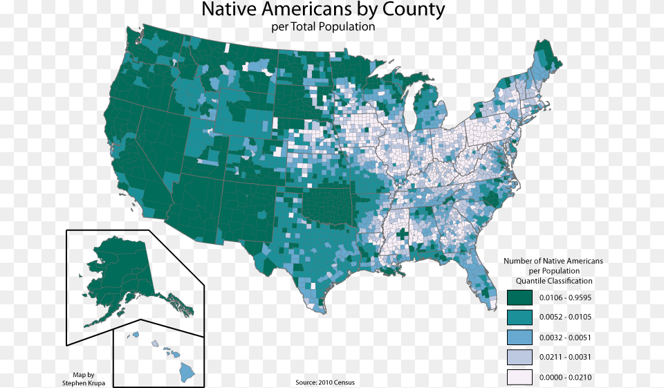 Native American Population Per County Women Population In Us, Chart, Map, Plot, Atlas Free Transparent Png