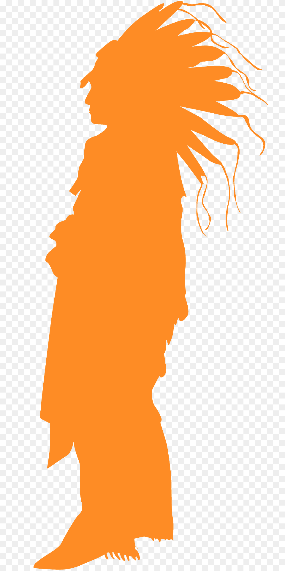 Native American Silhouette, Person, Face, Head Free Png