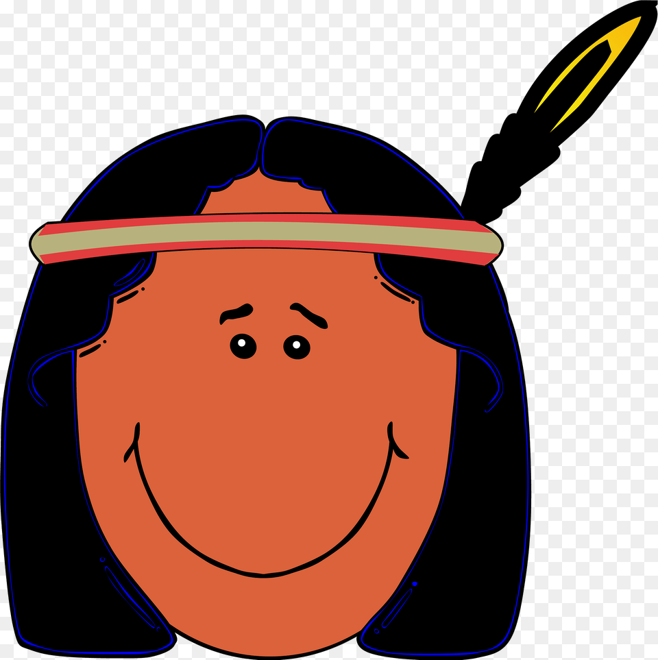 Native American Smiley Face Clipart, Baby, Person, Head, Jar Png