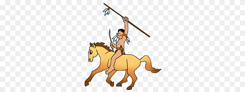 Native American Transportation Clip Art, Person, Weapon, People, Spear Free Png