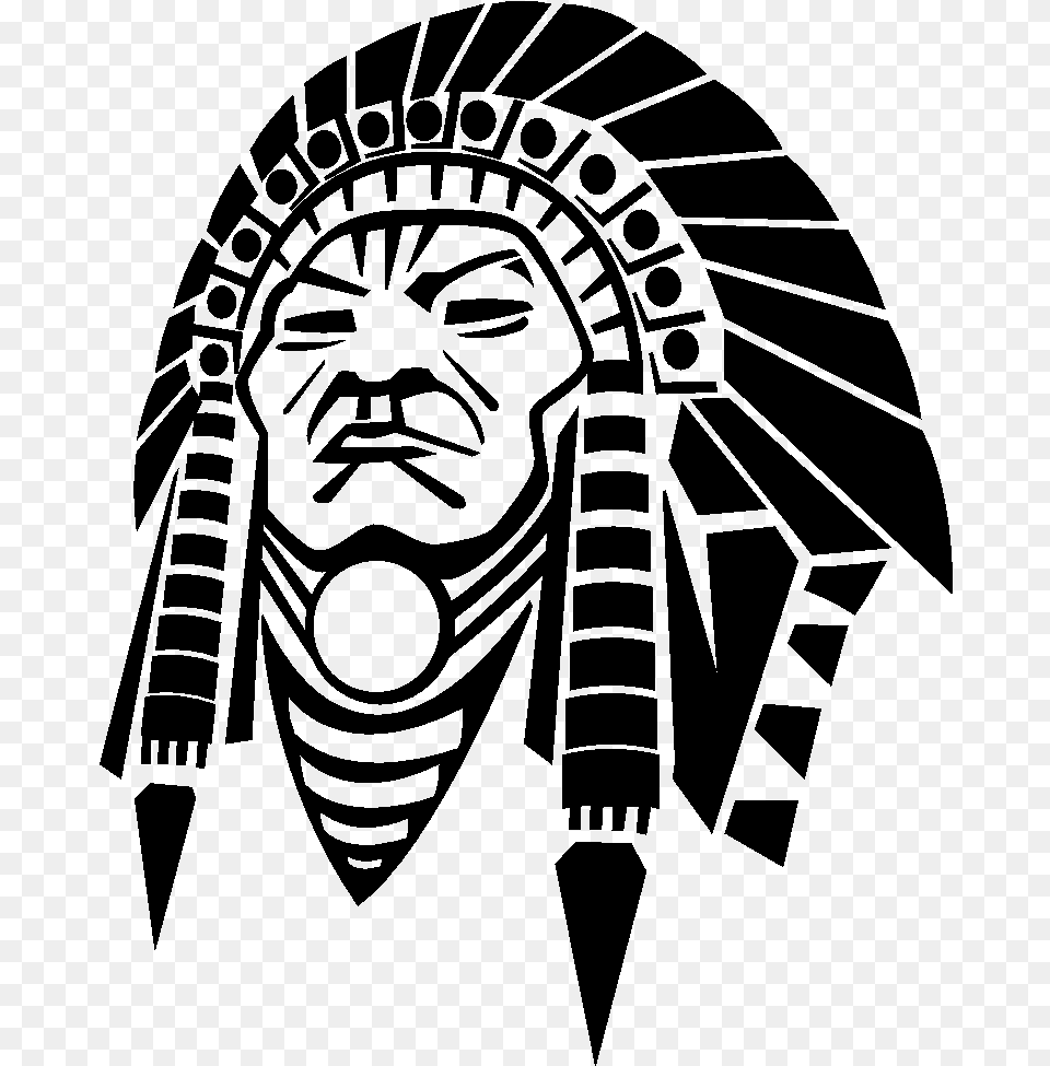 Native Americans In The United States Clip Art Red Indian Black And White, Gray Png