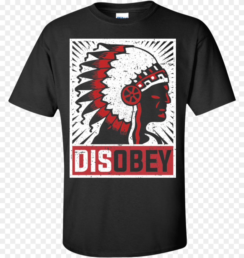 Native Chief Disobey Combat Medic Shirt, Clothing, T-shirt, Adult, Male Free Png