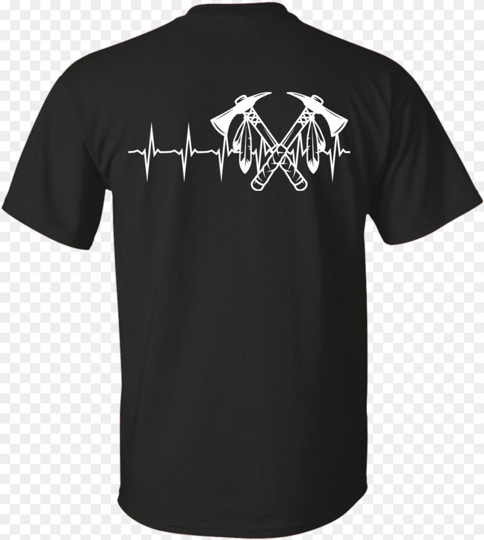 Native Inspired Heart Beating Battle Axe, Clothing, T-shirt, Shirt Free Png Download