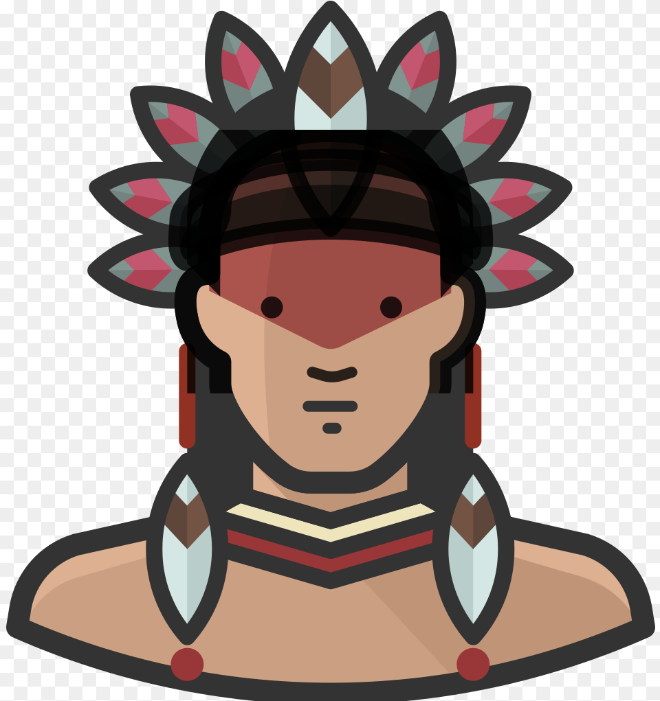 Native Man Icon Avatar Icon Tribal, Accessories, Earring, Jewelry, Photography Free Transparent Png