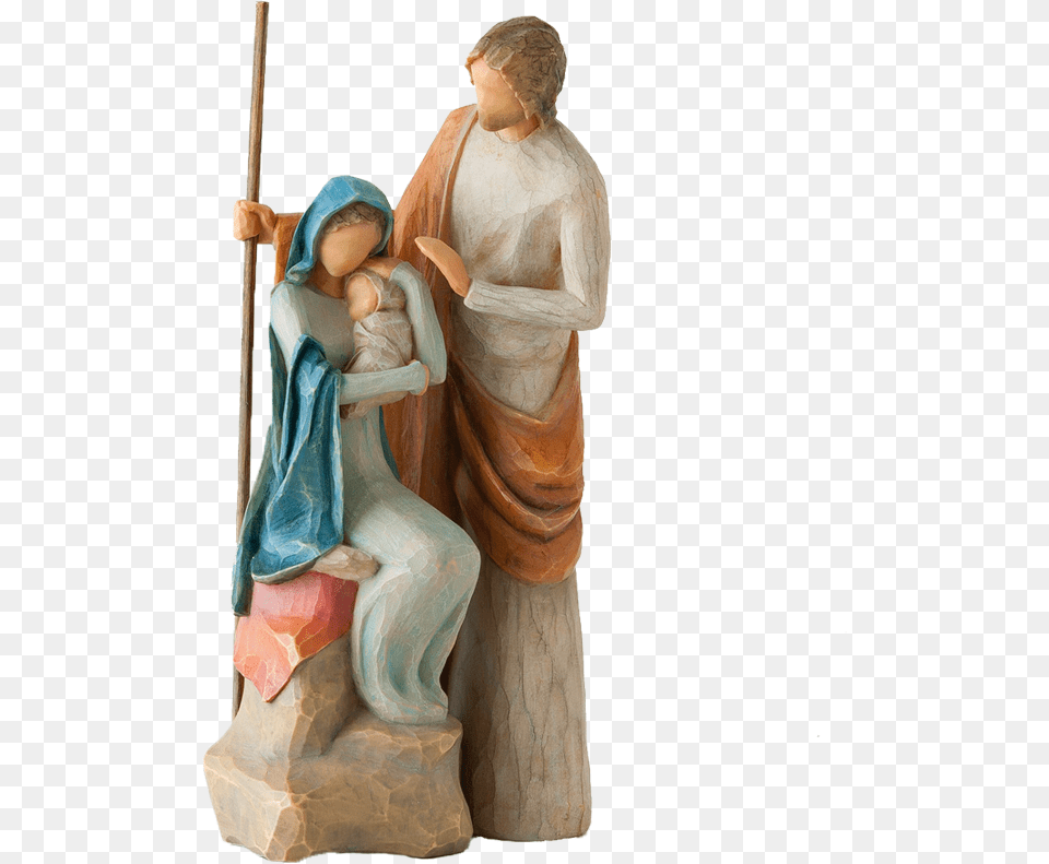 Nativity Christmas Story Figurine Willow Tree Adult, Male, Man, Person Png Image
