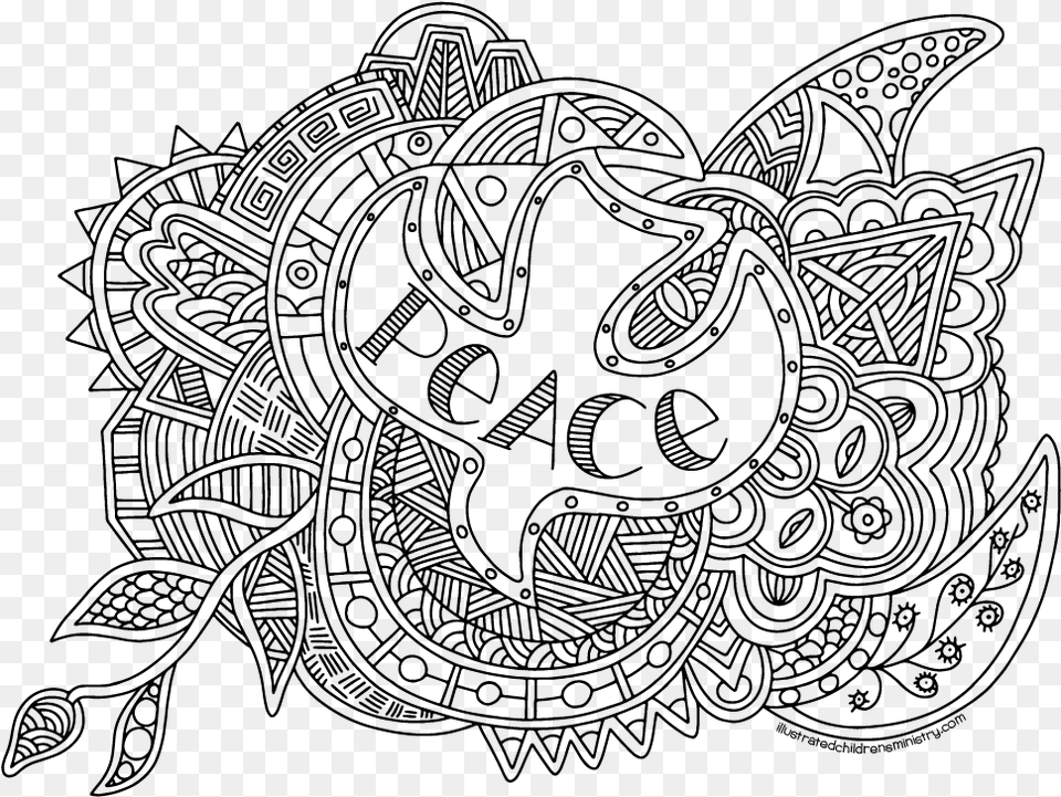 Nativity Coloring Pages For Preschool Free Advent Advent Adult Coloring Pages, Gray Png Image