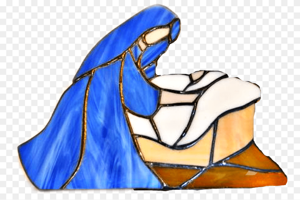 Nativity Nativityfigure Stainedglass Mary Jesus Babyjes Stained Glass, Art Free Transparent Png