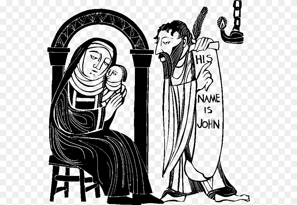 Nativity Of John The Baptist Clipart, Gray Free Transparent Png