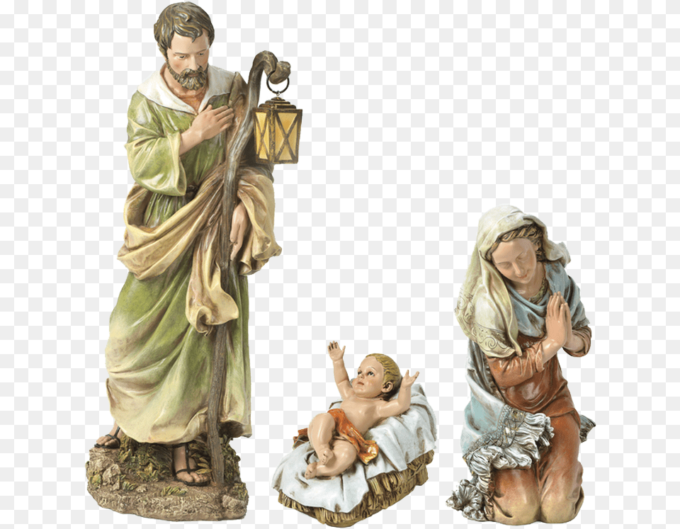 Nativity Roman Holy Family 27 Scale Nativity Joseph, Figurine, Adult, Female, Person Free Png Download