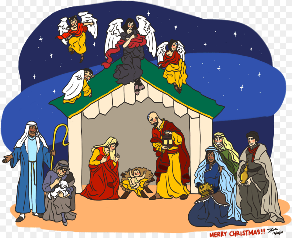 Nativity Scene By Lok By Xelartworks Nativity Scene, Publication, Person, Book, Comics Png