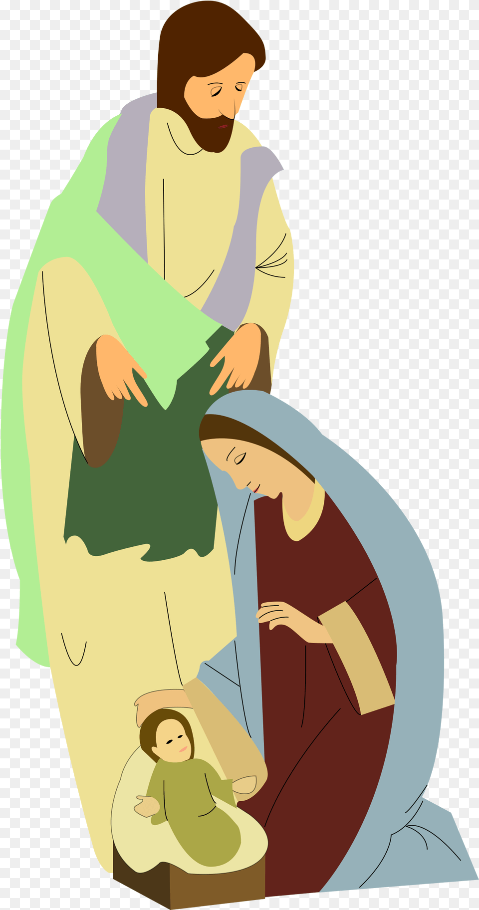 Nativity Scene Clip Art, Adult, Male, Man, Person Png Image