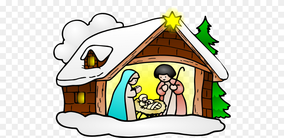Nativity Scene Clip Art, Outdoors, Architecture, Building, Countryside Free Png Download