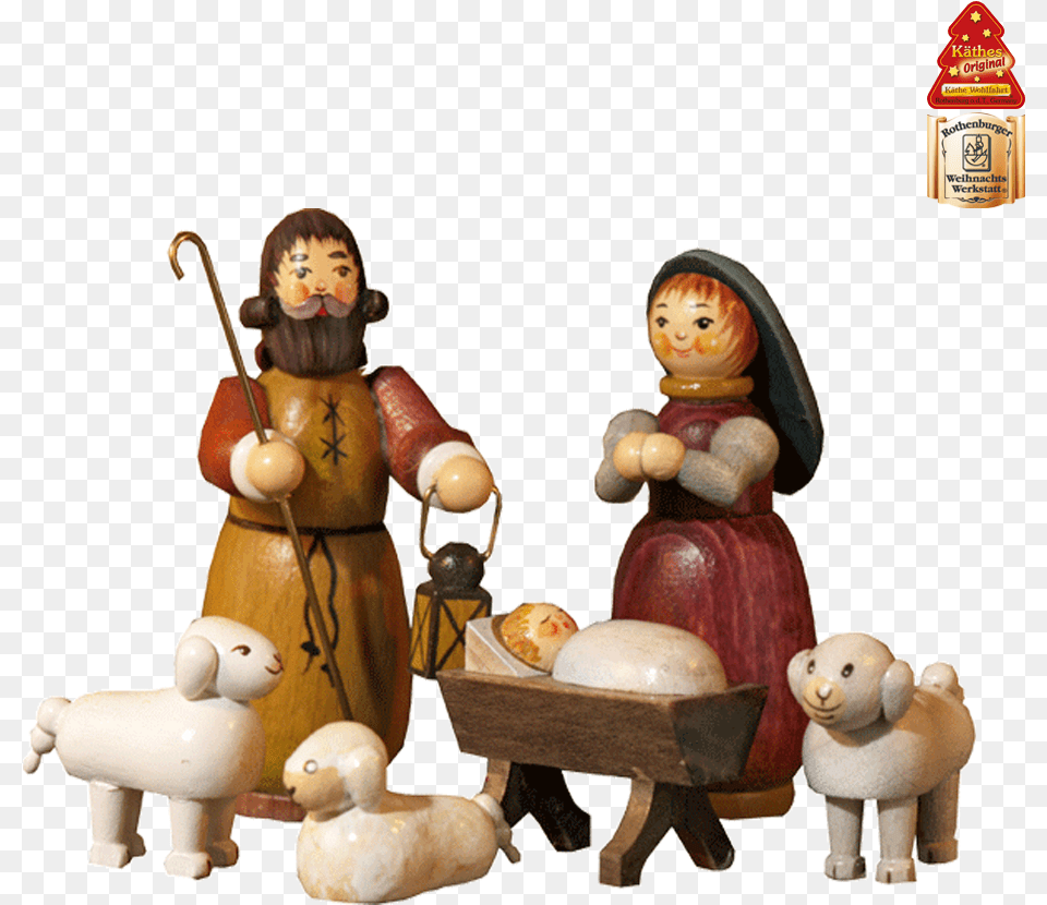 Nativity Scene Quotholy Familyquot Nativity Scene, Figurine, Toy, Baby, Person Png Image
