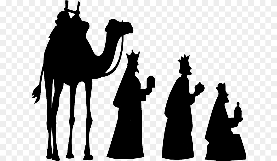 Nativity Silhouette Wise Men, Adult, Person, Man, Male Free Png