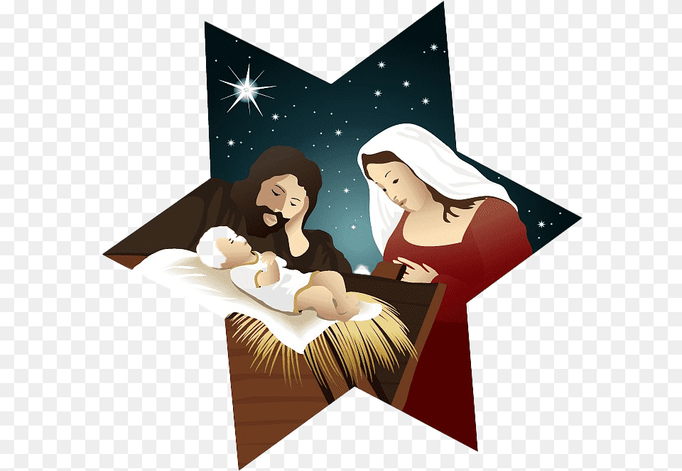 Nativity Transparent Hd Photo Christmas Holy Family, Adult, Person, People, Female Free Png