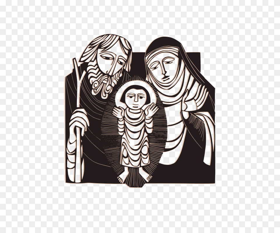 Nativity Vector Black Images, Emblem, Symbol, Person, Face Png