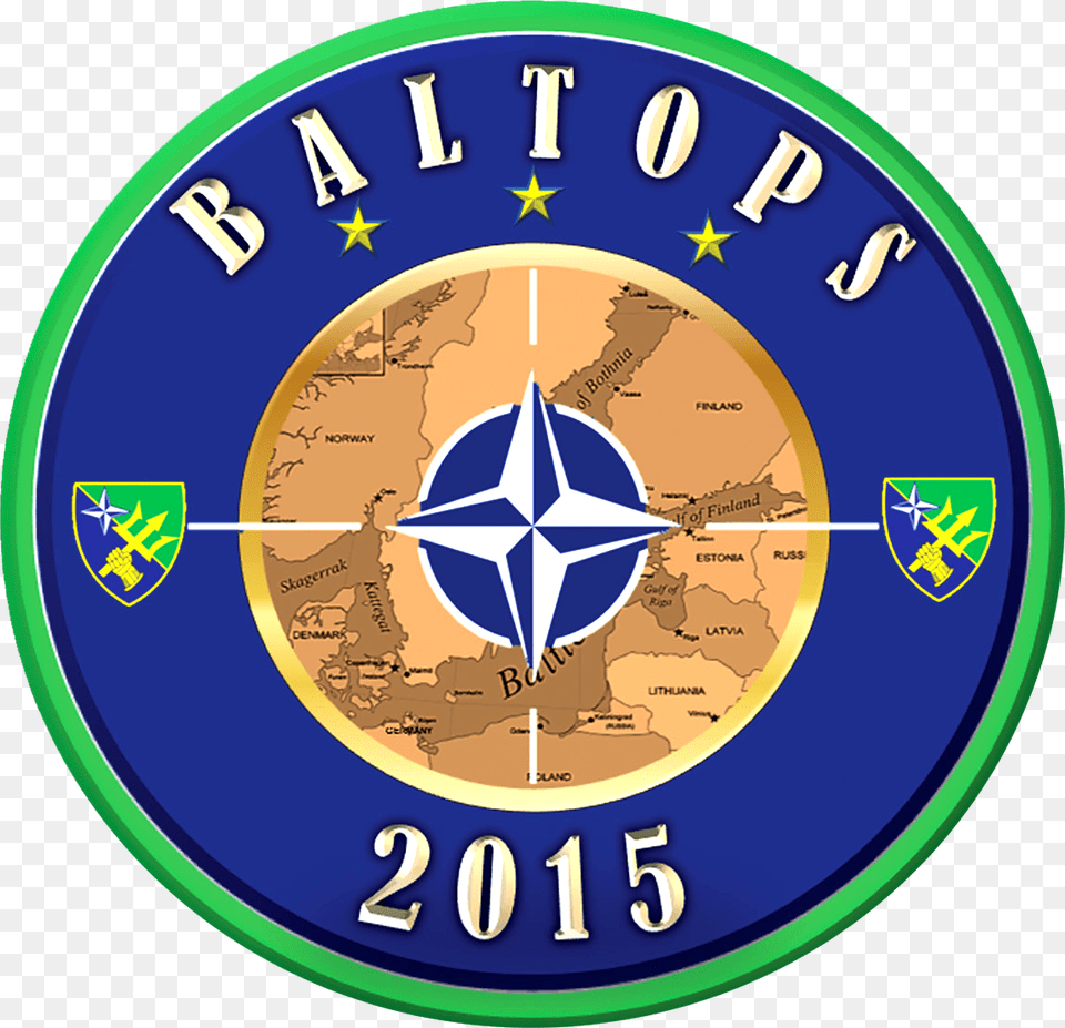 Nato Baltops 2015 Logo Blue Heron Mason City, Badge, Symbol, Emblem Free Png