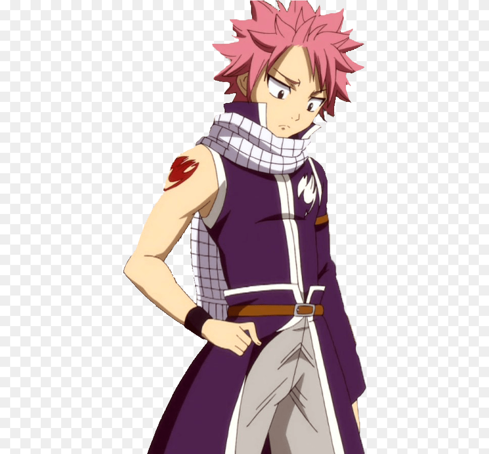 Natsu Dragneel Anime Character Full Body Anime, Publication, Book, Comics, Adult Png Image