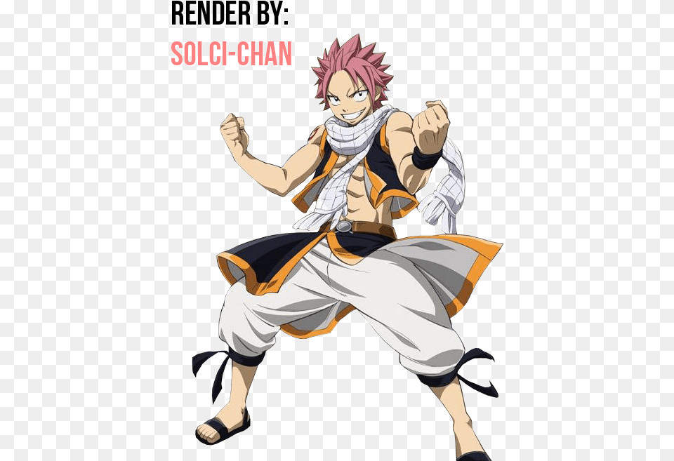 Natsu Dragneel Fairy Tail, Book, Comics, Publication, Person Free Png Download