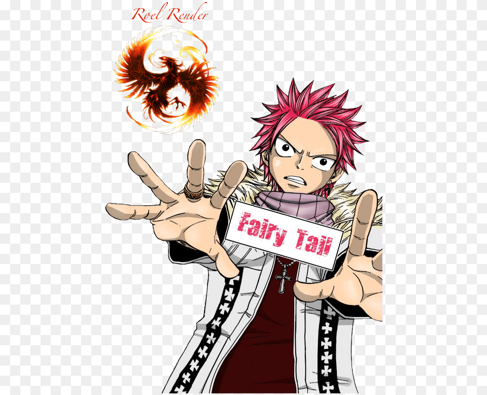 Natsu Dragneel Render, Book, Comics, Publication, Adult Free Png