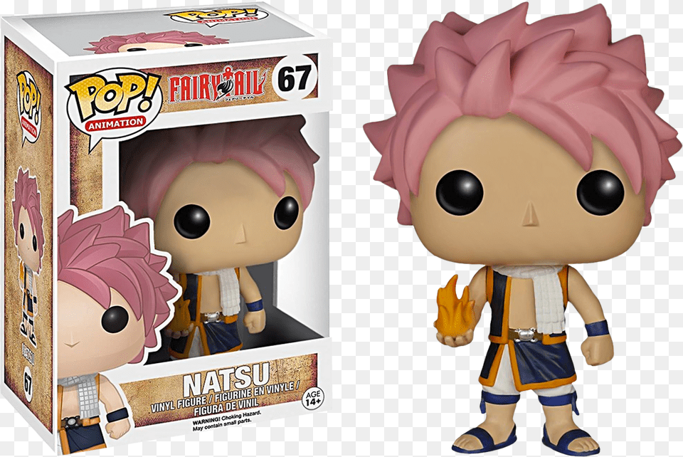 Natsu Fairy Tail Funko Pop, Baby, Person, Doll, Toy Free Png Download