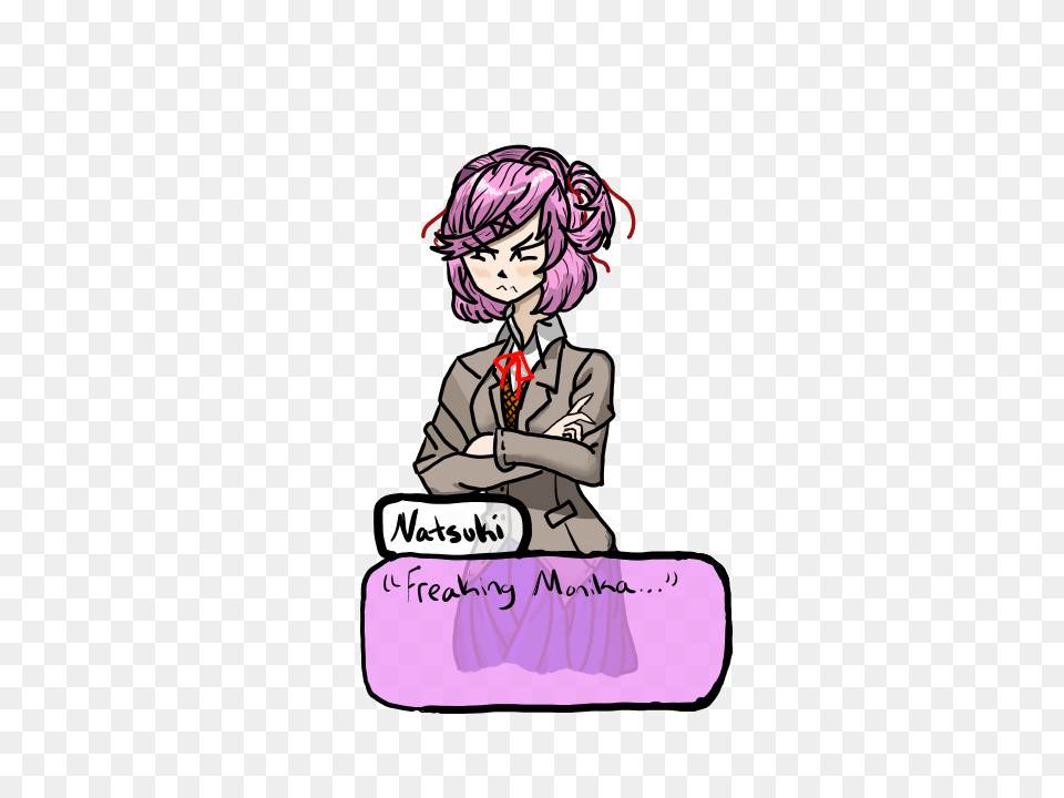 Natsuki Ddlc, Book, Comics, Publication, Person Free Png