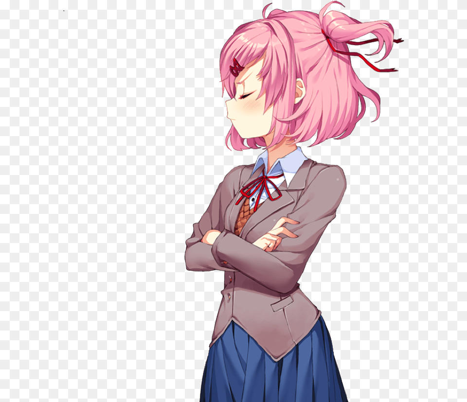 Natsuki Doki Doki Natsuki, Adult, Publication, Person, Female Png Image