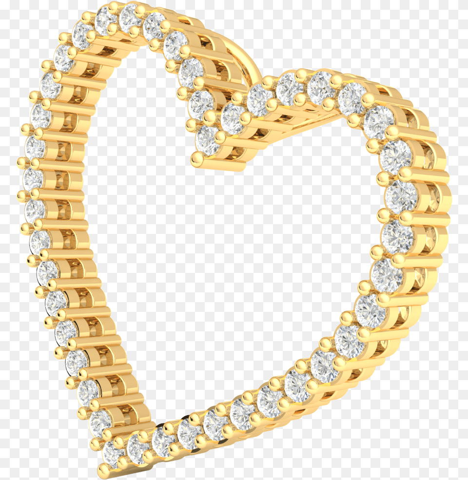 Natural 0 5ct Round Cut Diamond 10k Gold Pendant Ladies Chain, Accessories, Gemstone, Jewelry, Treasure Free Png Download