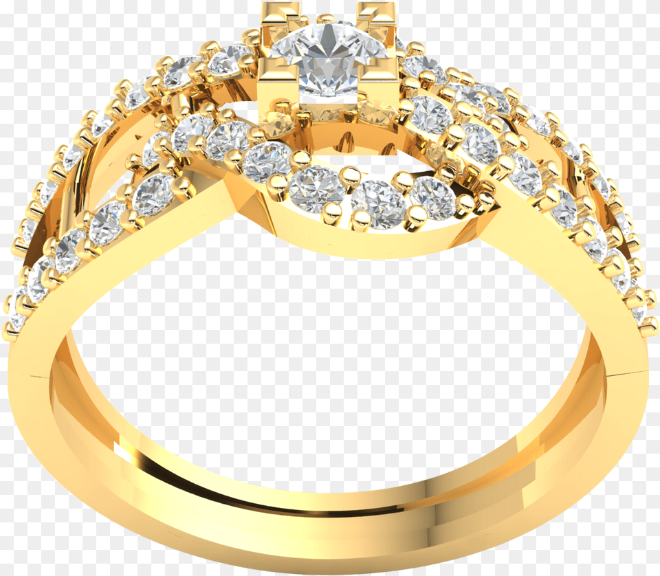 Natural 0 7ctw Round Cut Diamond 10k Gold Engagement Engagement Ring, Accessories, Jewelry, Gemstone Free Transparent Png