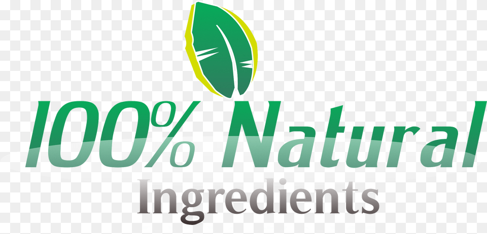 Natural 100 Natural Ingredients, Leaf, Plant, Vegetation, Green Png Image