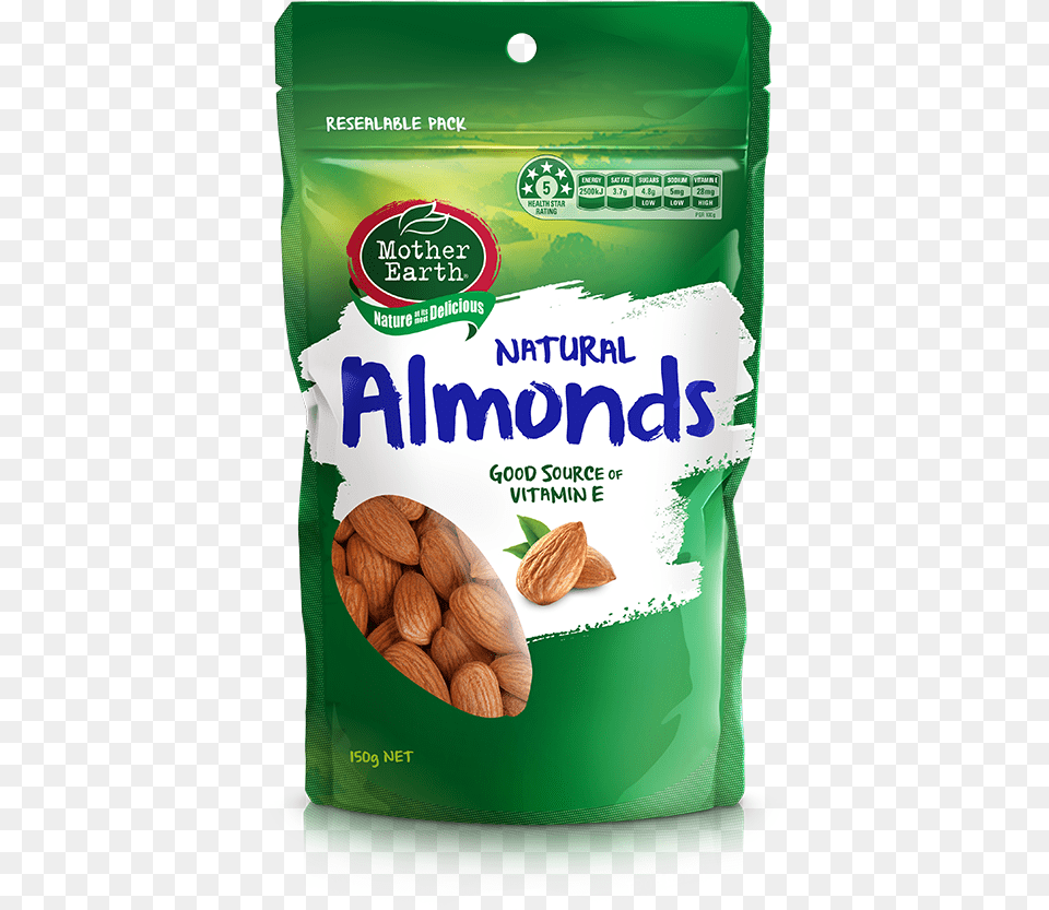 Natural Almonds 150g Almonds Countdown, Almond, Food, Grain, Produce Free Png Download