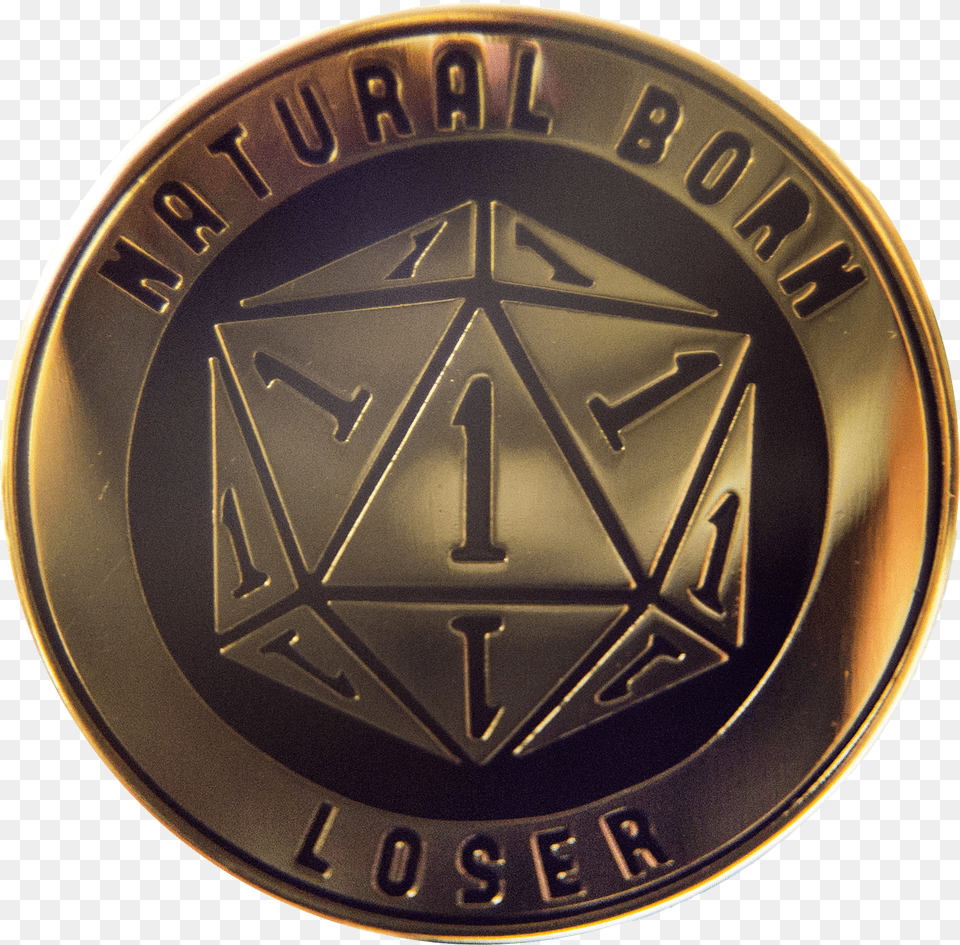 Natural Born Loser Enamel Pin, Badge, Logo, Symbol, Emblem Free Png