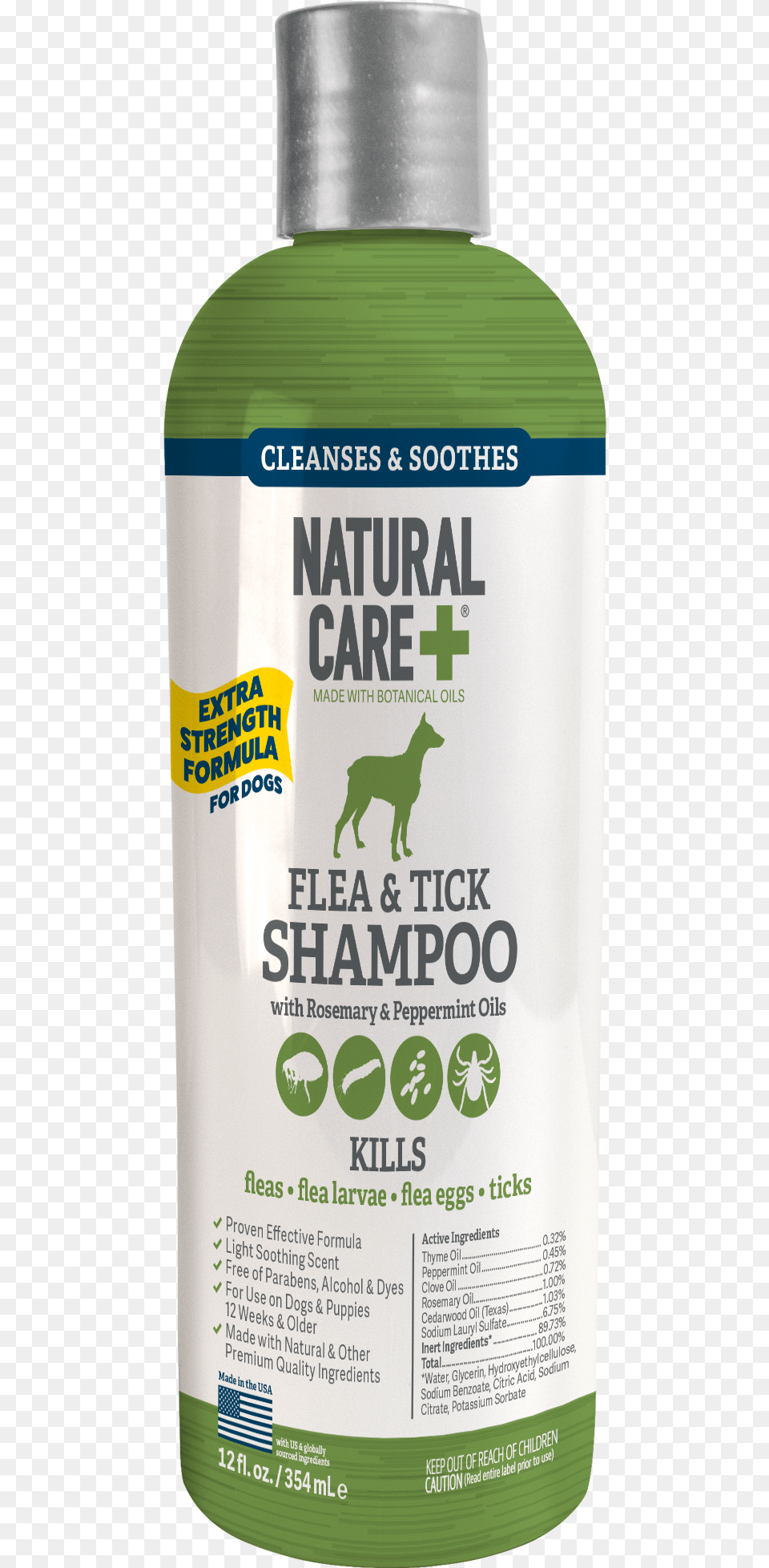 Natural Care Flea And Tick, Bottle, Herbal, Herbs, Plant Png Image