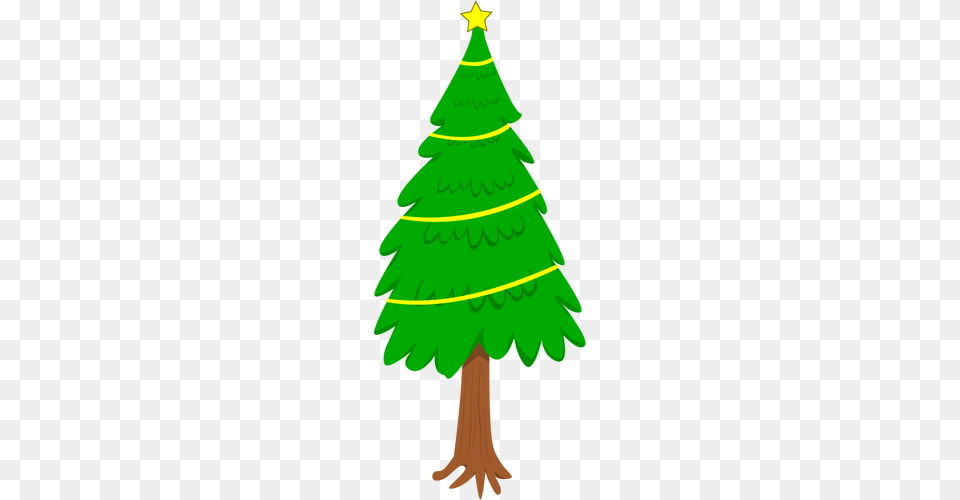 Natural Christmas Tree Vector Clip Art, Green, Plant, Christmas Decorations, Festival Png Image
